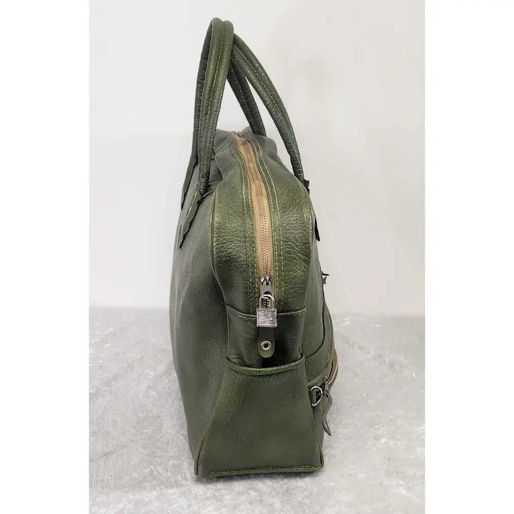 Vintage FLITE-LINE Retro Green Flight Attendant Bag